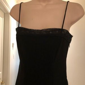 ALBERTA FERRETTI SHORT BLACK COCKTAIL DRESS